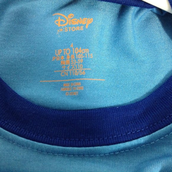 Disney baseball Tee Just Keep Swimming DORA Size 4 - Picture 4 of 5